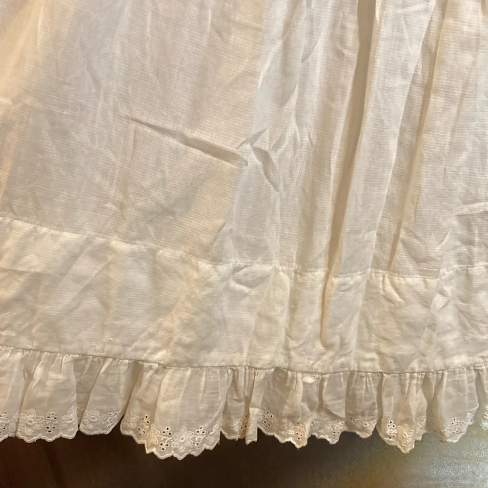 Vintage 2t- 3t‎ Ivory Lace Nightgown linen long 1930’s box P